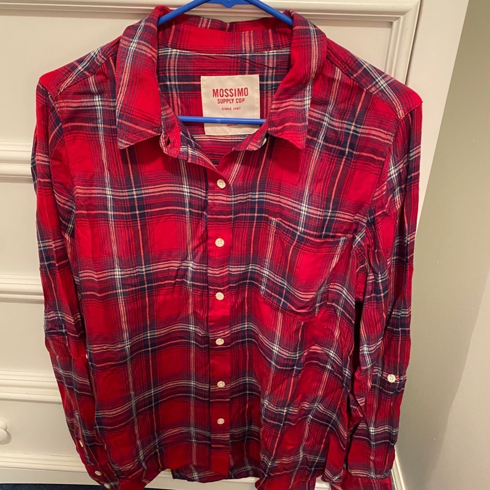 Mossimo Red Flannel